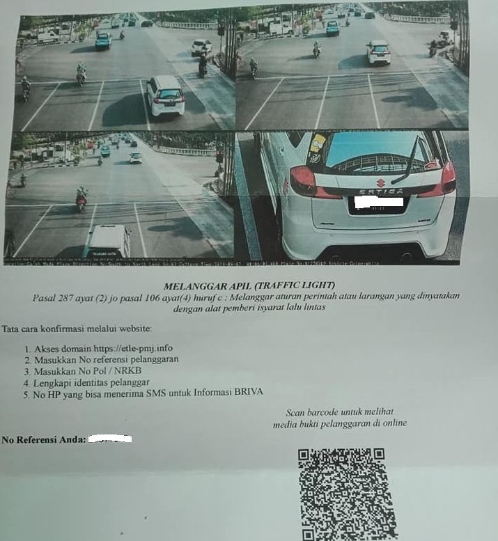 Denda Pertama Belum Terbayar Diterkam Tilang Elektronik Lagi, Lolos atau Bayar Double?